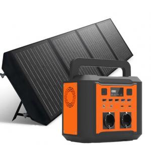Portable Smart Power Station 300w Mini Solar Generator With Solar Panel Led Light For Emergency Power Energy Back Up