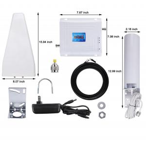 China Dual Band 900 1800 2100 GSM/3G 2g/3g/4g Mobile Signal Booster/Repeater/Amplifier/Extender supplier