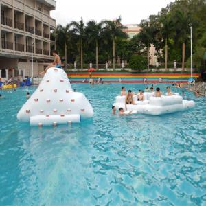 China 0.9mm PVC Tarpaulin Inflatable Water Park Games For Pool / Adults Water Games supplier