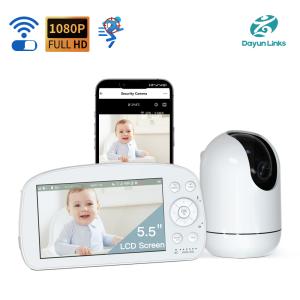 China エコモード ビデオ ベビーフォン サポート ベビーモニター アップ 1080P カメラ解像度 WiFi または Bluetooth ネットワーク接続 wholesale