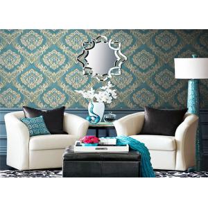 Washable Country Style Wallpaper , Modern Removable Wallpaper Eco - Friendly