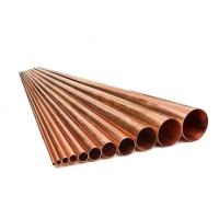 China Straight Brass Copper Tube Pipe Bronze Hairline T2 0.2 - 120mm on sale