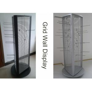 China Rotating Triangle Wire Grid Display Stands supplier