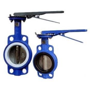 Manual Operated Wafer valve butterfly Ductile Iron GGG40 Body