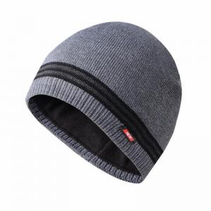 China Warmer Men Beanies And Caps Wool Polyester Winter Beanie Knitted Hat supplier