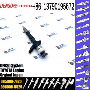 Common Rail Inyectores Diesel auto engine systems Fuel Diesel Injector 23670-39265 095000-7820 For Toyota 1KD-FTV