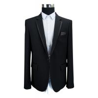 China Tuxedo Mens Slim Fit Blazers Bespoke Business Wedding Suit Long Sleeves on sale