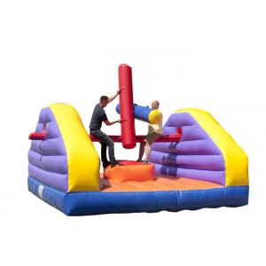 China Adult Funny Entertainment Inflatable Pillow Fight , Outdoor / Indoor Inflatable Bouncer supplier