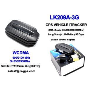 China perseguidor dos gps do wcdma 3g com bateria 90Days à espera ----LK209A-3G preto supplier