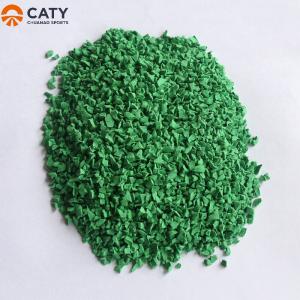 China Green EPDM Artificial Grass Infill 1-3mm Anti Corrosion Durable supplier