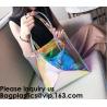 Promotional Shiny PVC Tote Bag, Women Gender and Casual Tote Shape large