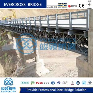 China Easy Installing Prefabricated Truss Bridge Multispans Trestle Bridge wholesale