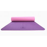 TPE Non-Slip Yoga Mat 6mm Eco-Friendly And Tasteless Fitness & Workout Mat with Body Alignment System For Yoga, Pilates