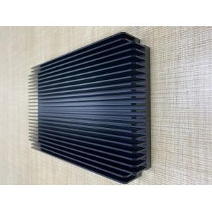 China Black Precision Aluminium Extrusion 6063 Heat sink 700g For Electronic Products supplier