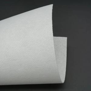 White Creped Woodpulp Spunlace Nonwoven Fabric For Medium Heavy Duty Oil