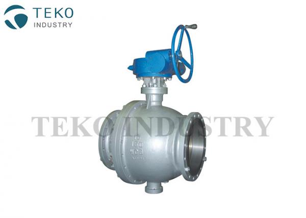 Metal To Metal Sealing Flanged Ball Valve Reduced Bore For High Temperature