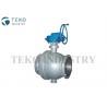 Metal To Metal Sealing Flanged Ball Valve Reduced Bore For High Temperature
