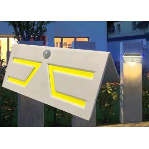 China Fashion Outdoor LED Lighting , Solar Patio Wall Lights Sun Resistance COB 6000K Leds supplier