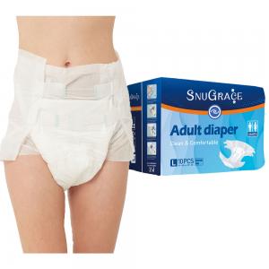 China Hospital Adult Care Urine Absorbent Hook Loop Magic Tapes Adult Diapers for Elderly Sap supplier