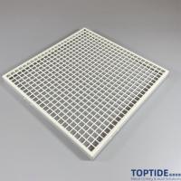 China 2.5mm Hollow Aluminium Lattice Fireproof Ceiling Board , Square Edge Ceiling Tile on sale