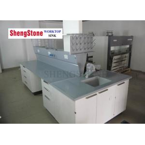 China Physics Lab Epoxy Resin Worktop With 19mm Thickness supplier