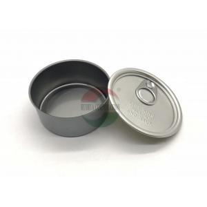 Mini Hemp Packaging 100ml Easy Open Ring Pull Tin Can / Metal Tins With Lids