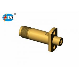 50Ohm 3.5 Mm Female Jack Connector Gold Plated RF Millimeter Wave Connector
