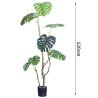 China Resistencia artificial plástica del viento de la planta de Monstera de la altura hecha a mano del 145cm wholesale