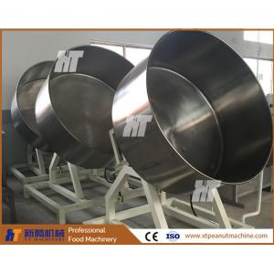 Food Materials Peanut Coating Machine Iso 400kg/H Candy Panning Equipment