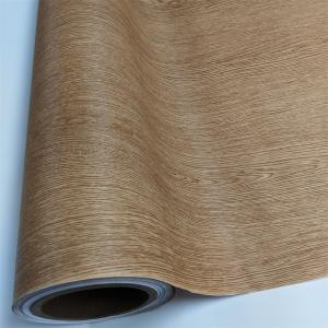 Wood Textured Semi Rigid PVC Interior Film For Mdf Membrane Furniture