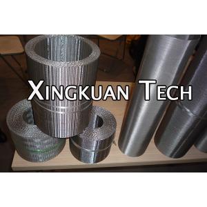 China 72/15 152/ 24 260/40 Reverse Dutch Weave Stainless Filter Belt Mesh Band For Plastic supplier