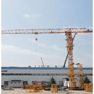 China Erecting Flat Top Tower Crane Construction Machinery supplier