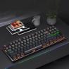 87-キー オーダーメイド メカニカルキーボード 赤軸とマルチキー 反ゴーシング
