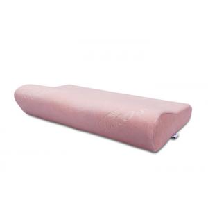 China Butterfly Memory Foam Pillow Contour Side With Magnets Luxurious Velvet Fabrics supplier