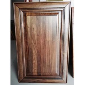 Luxury black walnut solid wood kitchen cabinet door ,walnut raised kitchen cabinet door