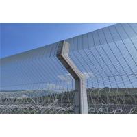 China 80x80mm Post Size 358 Anti Climb Fence Q235 Galvanized Steel Low Carbon Steel Wire on sale