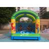 China 5x4 mts outdoor Let's party kids inflatable bouncy castle made with 610g/m2 pvc tarpaulin wholesale