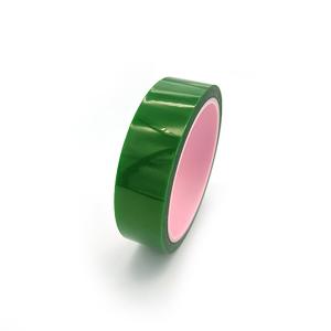 Polyester Silicone ESD Masking Tape Anti Aging 2.4mil Green Color