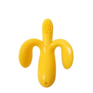 Baby Toothbrush Baby Silicone Toothbrush Banana Cartoon Toothbrush Food Grade Silicone Boiling Silicone Toy