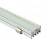 China Warm White Recessed LED Linear Lighting Strips 4ft 130lm Aluminum Alloy PC Shell wholesale