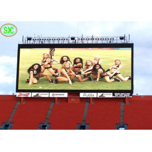 China Slim P10 Gaint Outdoor Full Color Led Display Screen Used For Stadium football/volleyball basketball Match supplier