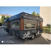 China Outdoor food trailer cart Snacks Food Cart Mobile Ship Type Kiosk Food Catering Trailer on sale