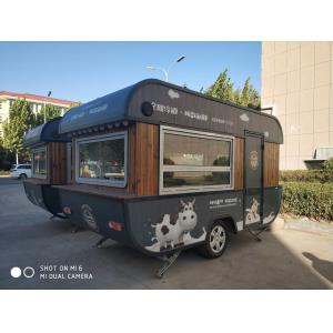 China Outdoor food trailer cart Snacks Food Cart Mobile Ship Type Kiosk Food Catering Trailer supplier
