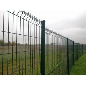 3D pliant la poudre soudée incurvée de PVC de Mesh Garden Security Fence de fil de fer enduite