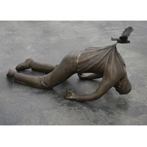 Surprisingly Bronze Statue Metal Man Gravity - Defying Sculpture Artists