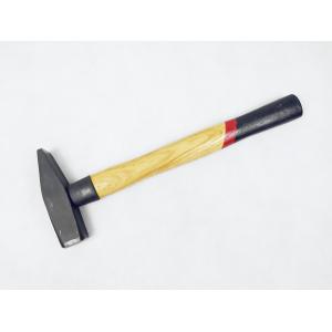 China DIN Standard Forged steel Hand Machinist hammer with Double colors wooden handle (XL-0107) supplier