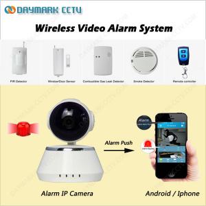 HD 720p video alarm smart home wireless cctv system with night vision