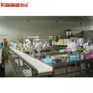 Stainless Steel Material Equipment Canned Food Production Line Easy To Clean