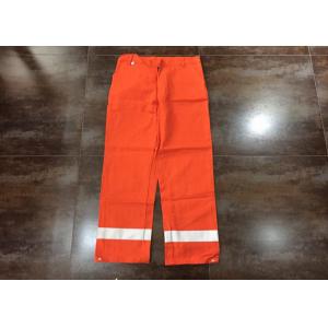 China Orange Flame Resistant High Visibility Clothing For Men Heat Insulated supplier
