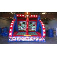 China Pvc Inflatable Sports Games Carnival First Down Football Toss Game For Kids And Adult on sale
